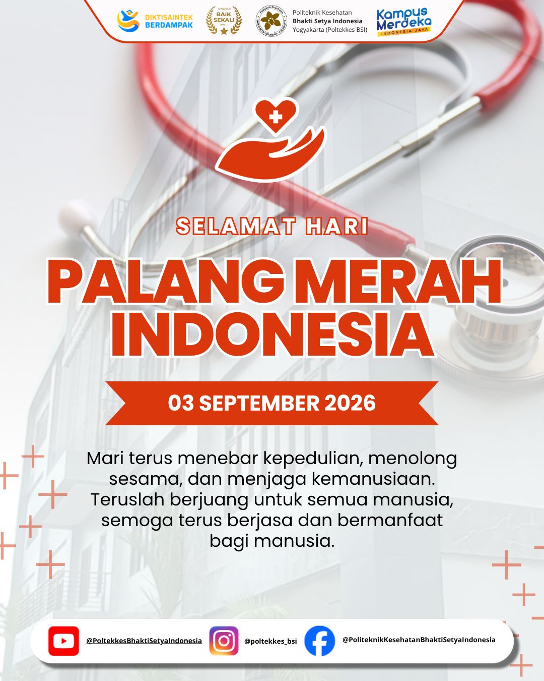 Poster Hari Palang Merah Indonesia 2026